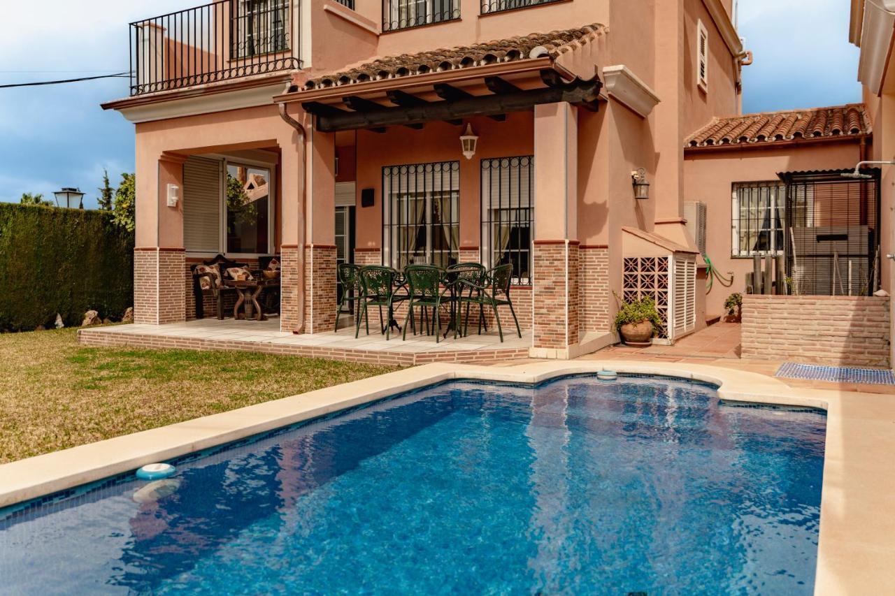 Villa Estilo Mediterranea Con Piscina, Jardin, Bbq Y Jacuzzi - Villa Bel Air Real Estepona Ngoại thất bức ảnh